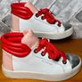 Skechers Street Hi-Lites Block Poppers Ladies Leather Hi Top Trainers UK5 EUR38 Image 3