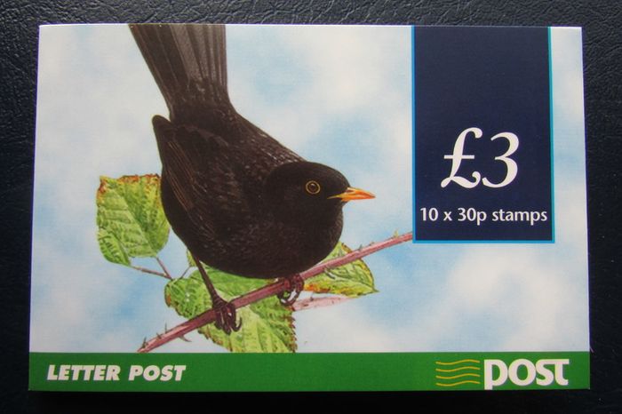1998.Stamp booklet.MNH.Blackbird/Goldcrest.