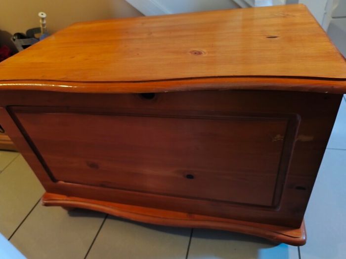 Wooden storage box