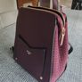 Dune backpack / handbag in burgundy Image 8