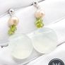 Prasiolite, Peridot & Pearl Sterling Silver Earrings Image 6