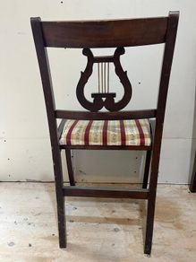 4 lyre back chairs