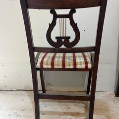4 lyre back chairs
