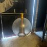 4 Vintage Glass Pendant Lamps Image 3