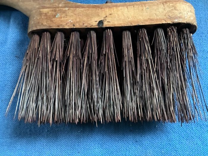 Vintage drafting bristle brush