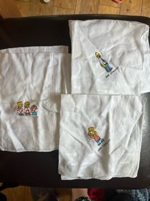 Official The Simpsons "Dad" handkerchiefs x3