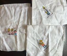 Official The Simpsons "Dad" handkerchiefs x3