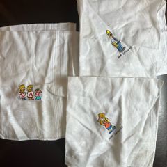 Official The Simpsons "Dad" handkerchiefs x3