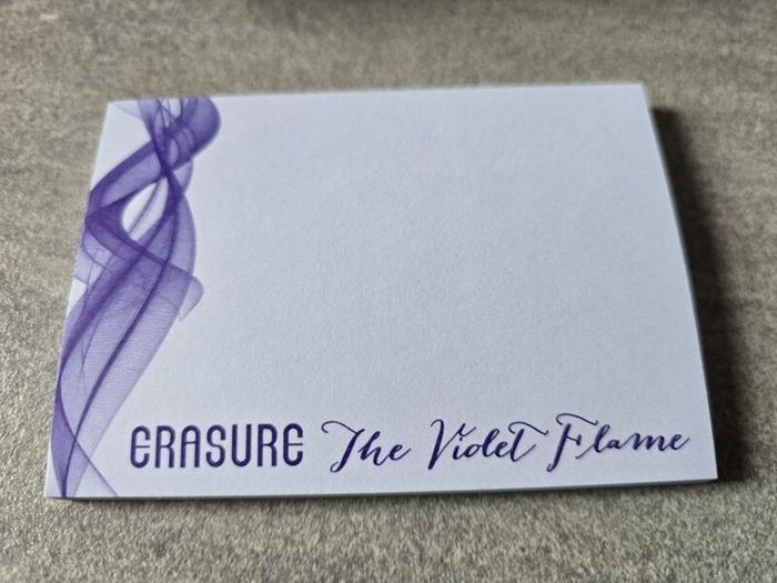 Erasure the violet flame triple cd signed by both Vince Clarke and singer Andy Bell,