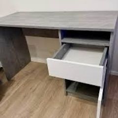 Grey Vanity Study Desk