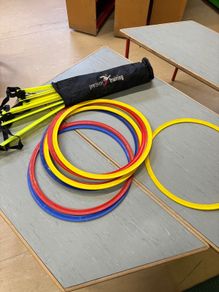 Kids PE Agility Ladder and Training Hoops