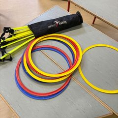 Kids PE Agility Ladder and Training Hoops