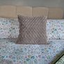 Set of x2 Grey Fluffy Cushions Image 7