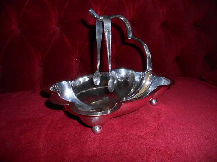Antique Siver Plated Sugar Service
