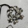 Sterling silver natural pearls necklace Image 2