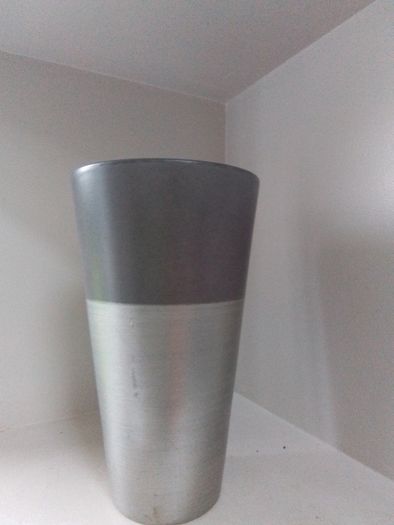 Grey & Silver Dutch Vase