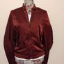 Burgundy Bomber Jacket Image 8