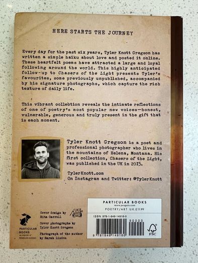 all the words are yours - haiku on love by Tyler Knott Gregson - HB