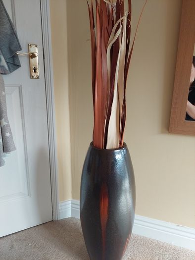Vase and Reeds - see photos