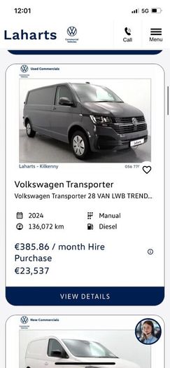 Volkswagen Transporter 2020