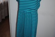 Lily &amp; Me Blue striped midi dress Perfect condition size UK18 EU46 Postage included