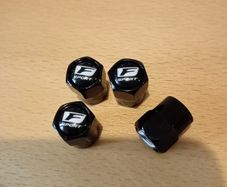 Brand New Lexus F-Sports Black Metal Dust Caps x4