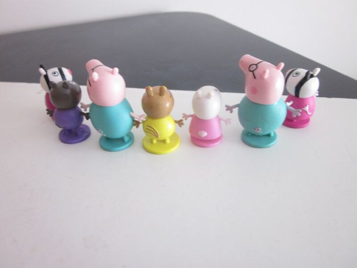 Peppa Pig Figures X 7 Vintage 2003