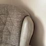 Beige fabric armchair Image 5