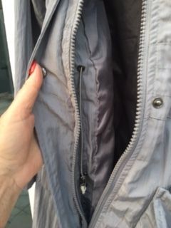 Grey "FranStyle" Trench Coat  size 10/12