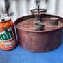 Antique double burner oil lamp Image 2