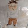 Framed Watercolour Cartoon Pic Image 5
