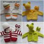 Handmade baby cardigan sets 0-3 months Image 3