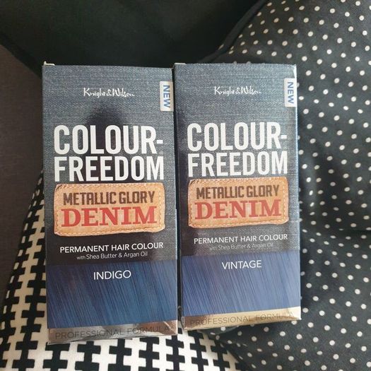 Knight&Wilson Colour freedom Indigo and Vintage permanent hair colour.New!!!