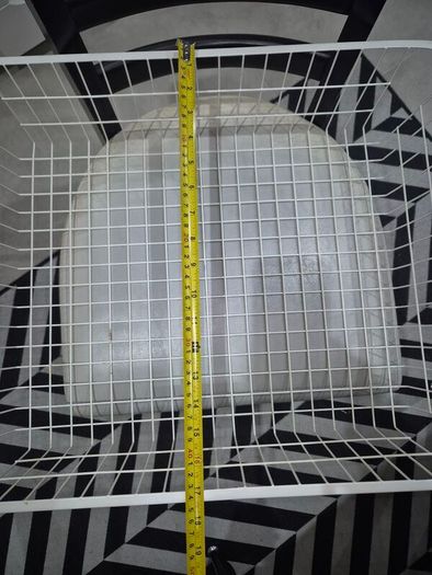 ikea wire basket with pull out rail
