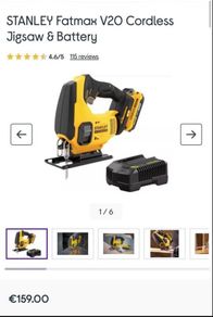 Stanley Fatmax Jigsaw - V20 - Brand New With Battery And Charger