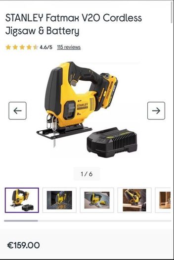Stanley Fatmax Jigsaw - V20 - Brand New With Battery And Charger