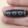 Vintage 5 Eyes Himalayan Tibetan Agate Dzi Bead Amulet Image 5