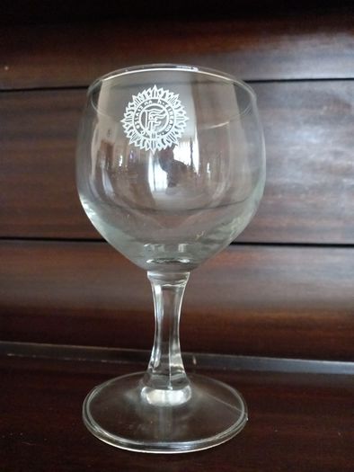 Irish Defence Forces wine glass