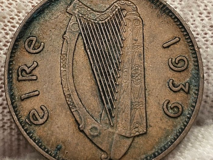 Ireland 1939 Farthing 1/4d Coin
