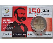Belgium 2 Euro Brilliant Uncirculated Coin 2014 - Red Cross