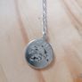 Sterling Silver Pisces pendant And Necklace Image 2