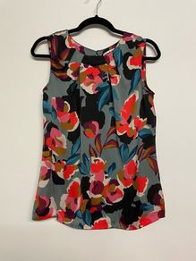 Clements Ribeiro sleeveless blouse, size 10.