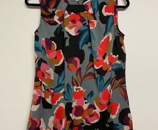 Clements Ribeiro sleeveless blouse, size 10.