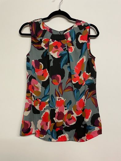 Clements Ribeiro sleeveless blouse, size 10.