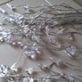 Silver Cascading Branches with Clear Droplets X 4 Image 2