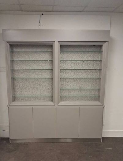 Commercial Retail Display Cabinets and Shelving Units with Storage