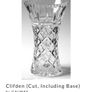 Vintage Galway Clifden Pattern Cut Crystal Vase, Mint Condition. Image 4