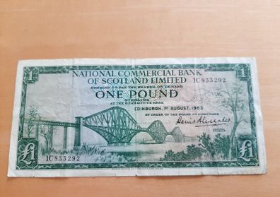 Bank of Scotland note 1963