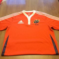 Munster Rugby Adidas Jersey Orange Mens Size L - Very Rare