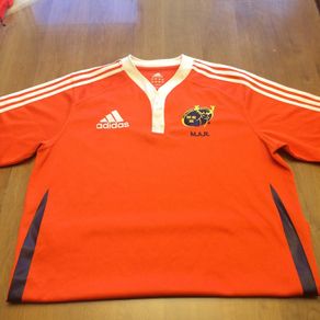 Munster Rugby Adidas Jersey Orange Mens Size L - Very Rare